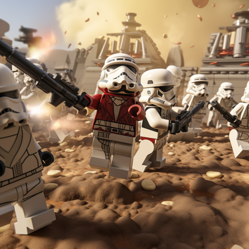 Lego Star Wars and Harry Potter Battle