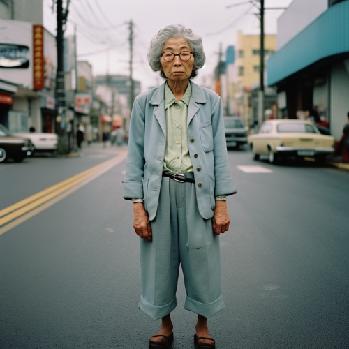 Forties-year-old woman with celtic ethnicity and a slight gloomy expression