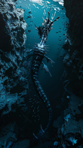 Sea Dragon Leviathan Underwater Realm
