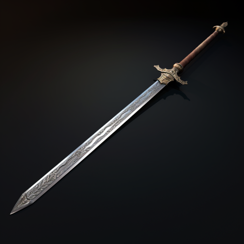 Lightning-infused Longsword in Stunning Detail