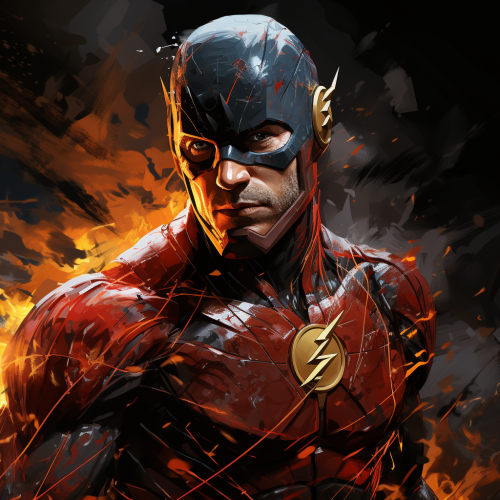 Flash Barry Allen Comic Art Lightning Thunderstorm Flash Barry Allen Comic Art Lightning Thunderstorm