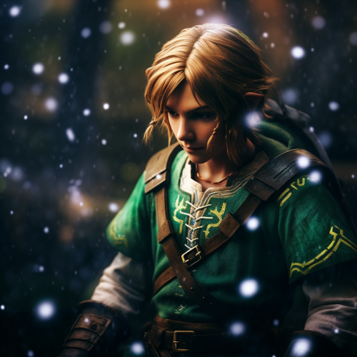 Link Zelda Human Photo Bokeh