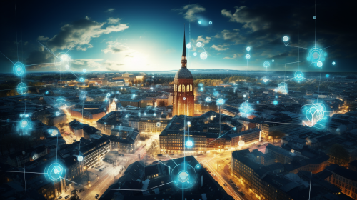 City of Linköping Sweden with AI