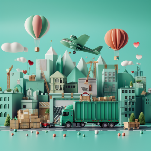 Logistics Company Valentine's Day Celebration Image