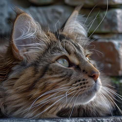 Fluffy Long Haired Cat Picture