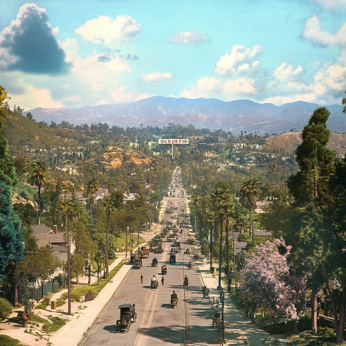 Los Angeles 1900s City View