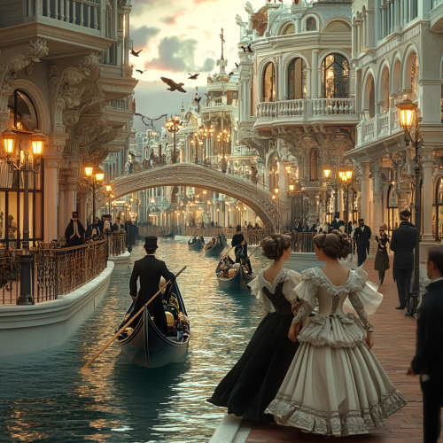 Vintage Los Angeles City View