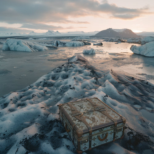 Louis Vuitton Luggage Stand in Iceland