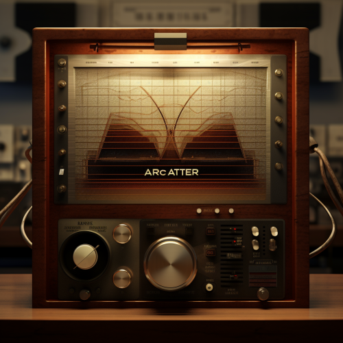 Letter  A  in audio spectrum analysis