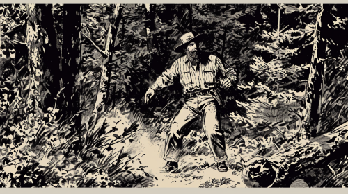 Lumberjack in New England Forest Archie Comic