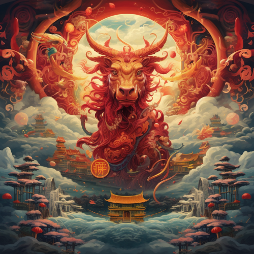 Festive Lunar New Year celebration