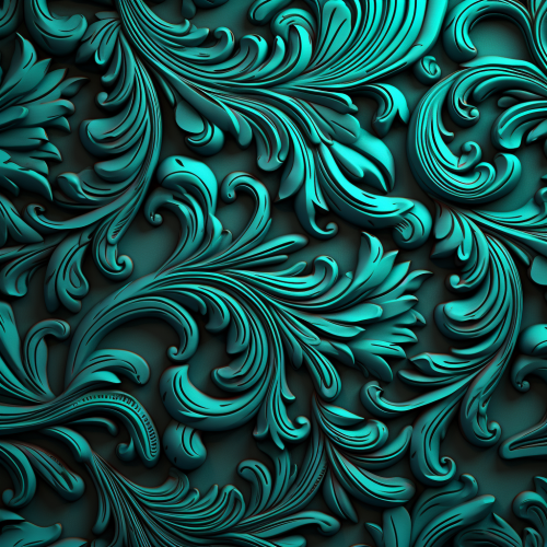 Beautiful Turquoise Pattern Background