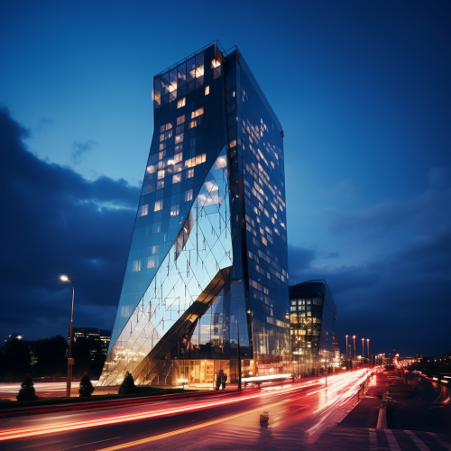 Unique architecture of luxury hotel Unique architecture of luxury hotel