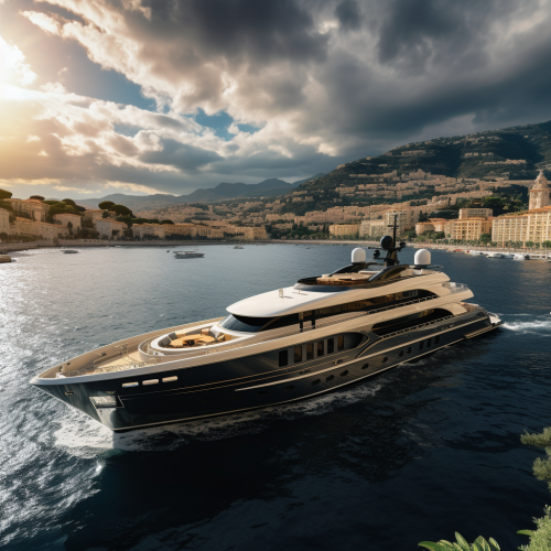 Sinister Luxury Yacht in Monaco