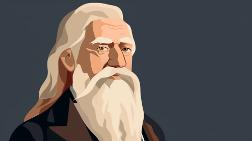 Lysander Spooner with Groomed Beard Lysander Spooner with Groomed Beard