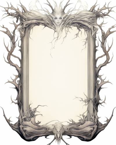 Magical Symbols Frame Design