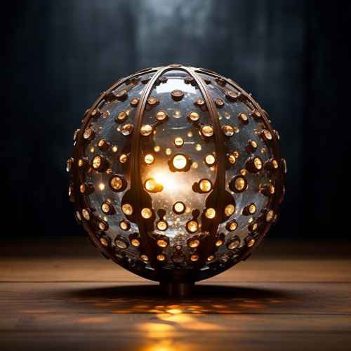 Magical Sphere Stand with Finger-sized Holes
