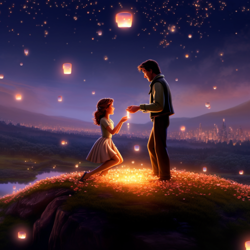 Heartwarming Disney Pixar proposal moment