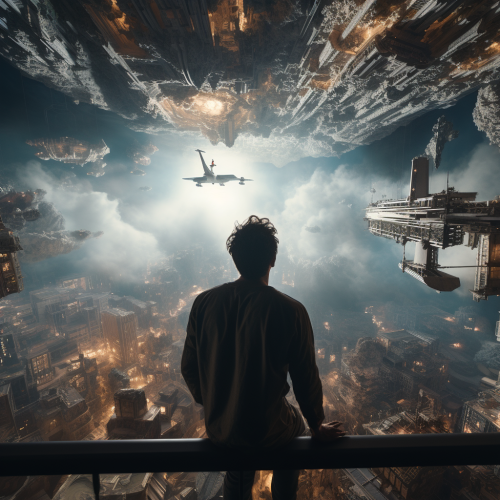 Empowered fantasy scene with intricate details