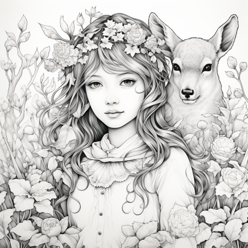 Magical Forest Coloring Book