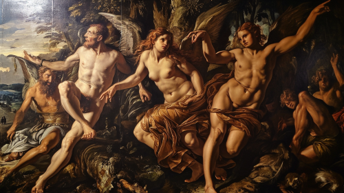 Male Divine Ecstacy in Carrivaggio Style