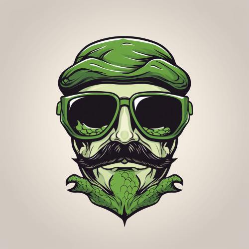 Man with Mustache Bandana Pit Viper Sunglasses