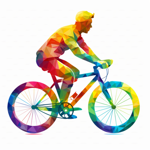 Man Riding Bicycle Logo Design Man Riding Bicycle Logo Design