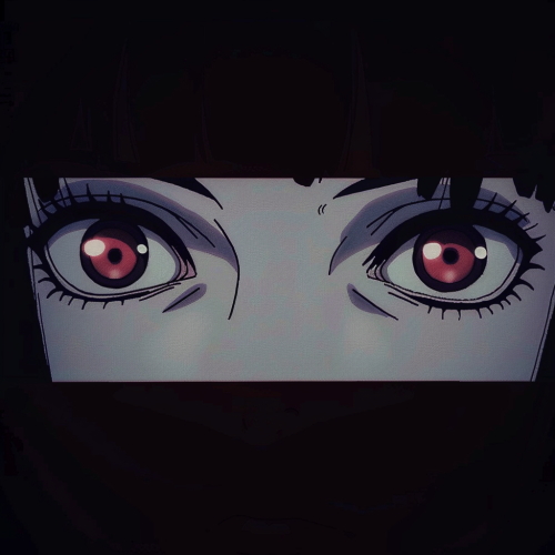 Man watching Hinata in darkness