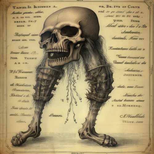 Illustration of a Masculine Leg in Cargo Shorts