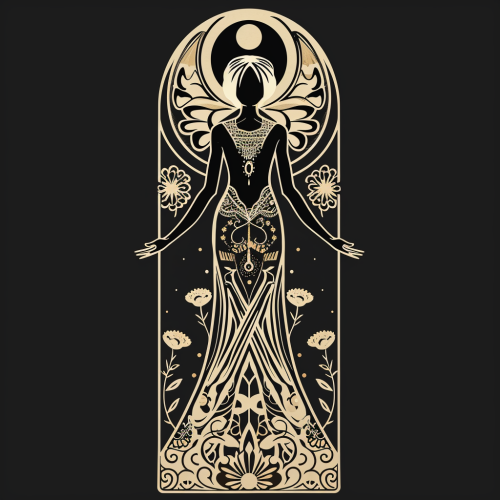 Marble Japonees Statue Dancing Goddess