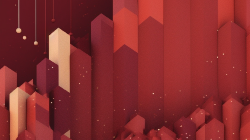 Maroon color gradient for marketing report