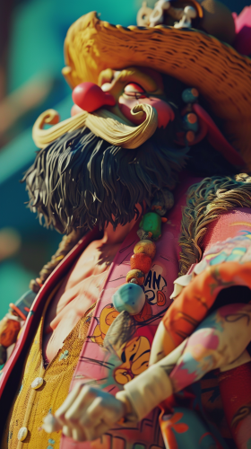 Marshall Teach from One Piece Hayao Miyazaki Anime