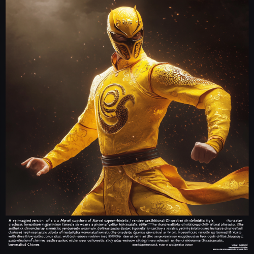 Marvel Superhero in Chinese Outfit