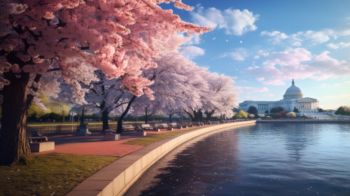 Stunning Crystalline Lumen Reflections in Washington DC