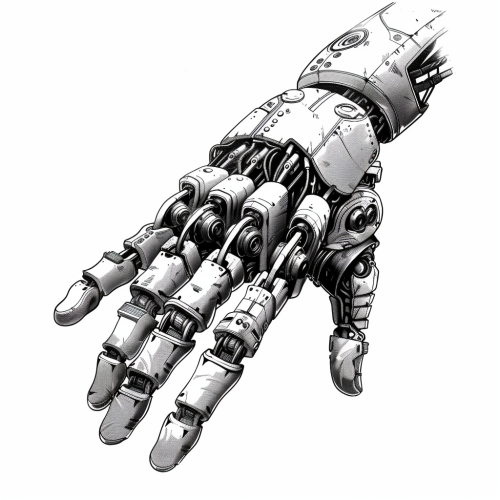 Mechanical Hand No Color