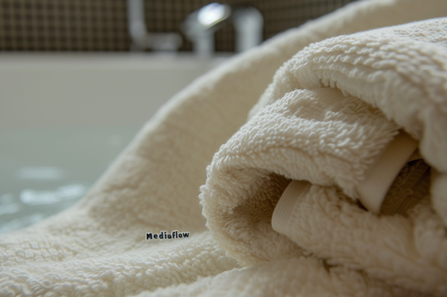 Spa Towel with Mediaflow Text