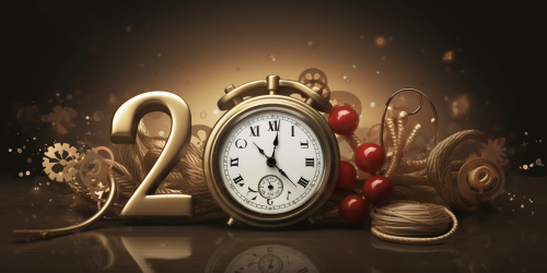 Medical New Year Card Illustration