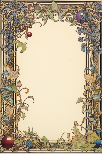 Medieval page border design
