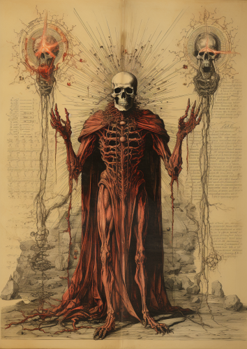 Medieval Light Demon Sacred Art