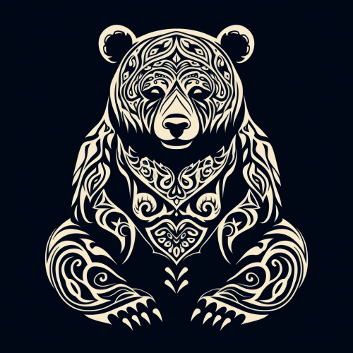 Meditating Buddhist Bear Love Light T-Shirt Design