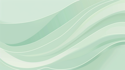 Aqua Green Wave Pattern Minimalistic