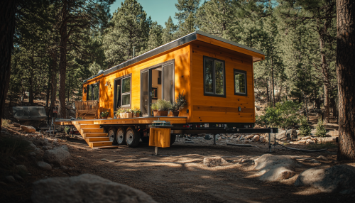 Tiny House Leveling on Trailer