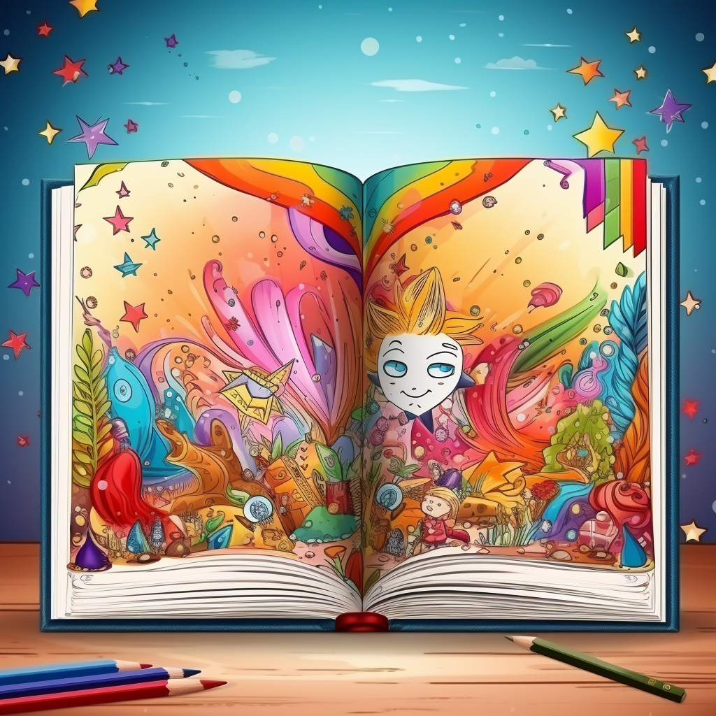 mockup-empty-book-square-background-kids-coloring