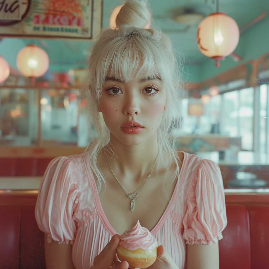 retro-futuristic-girl-vintage-restaurant