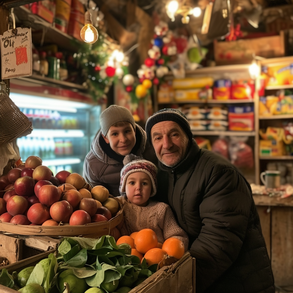 4.  Image of working in a minimarket