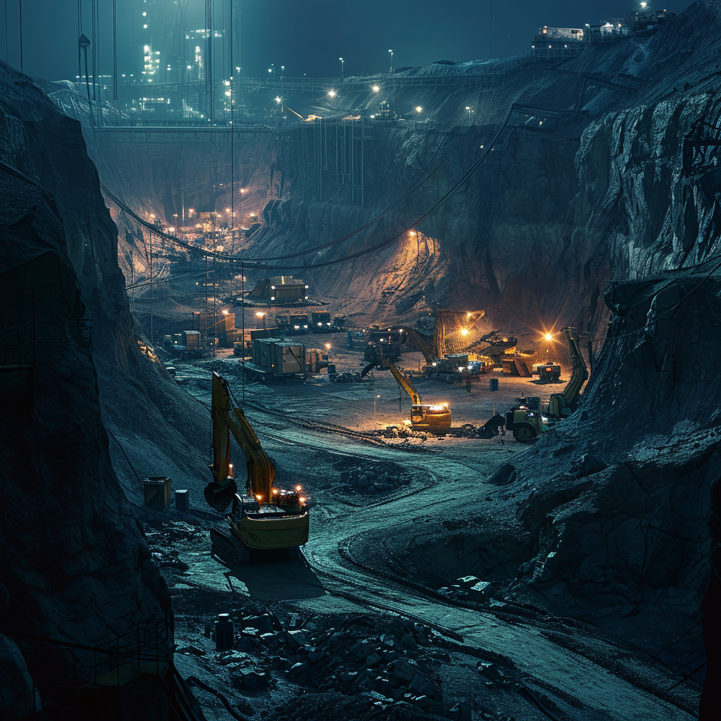 4. Deep Scary Alien Planet Open Pit Mine