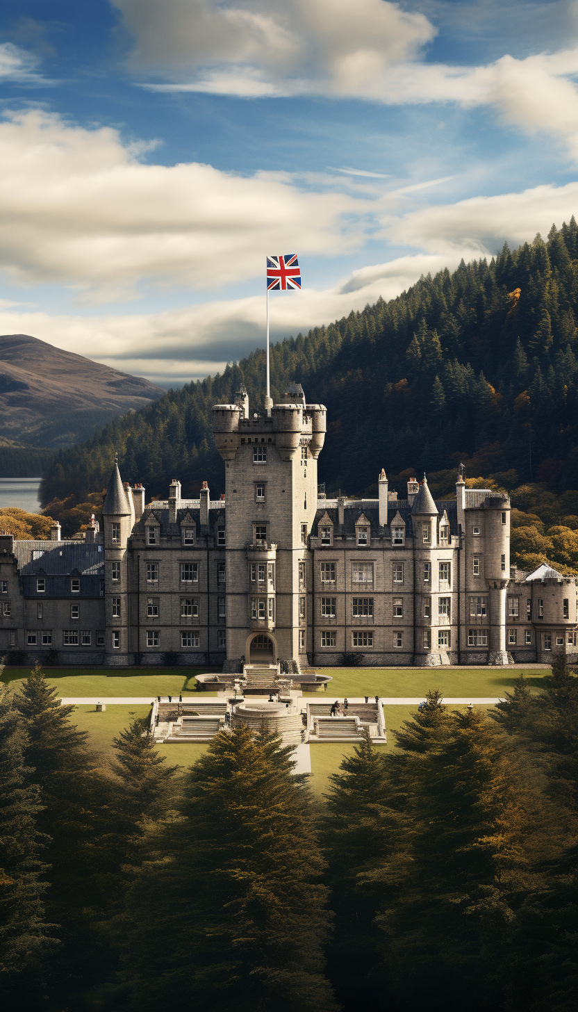 4. Stunning image of Balmoral Castle in Scottish Highlands