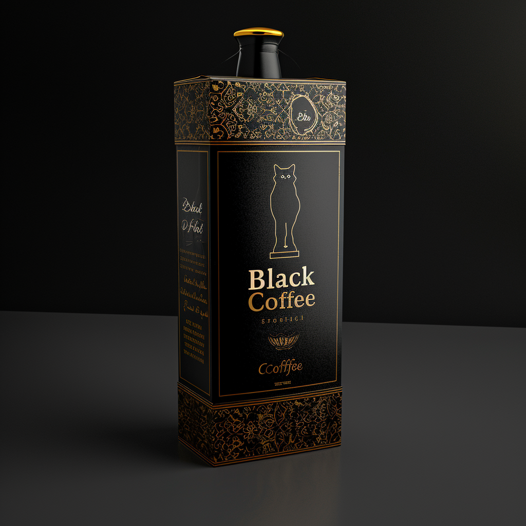 4. Artistic packaging of Black Cat Coffee