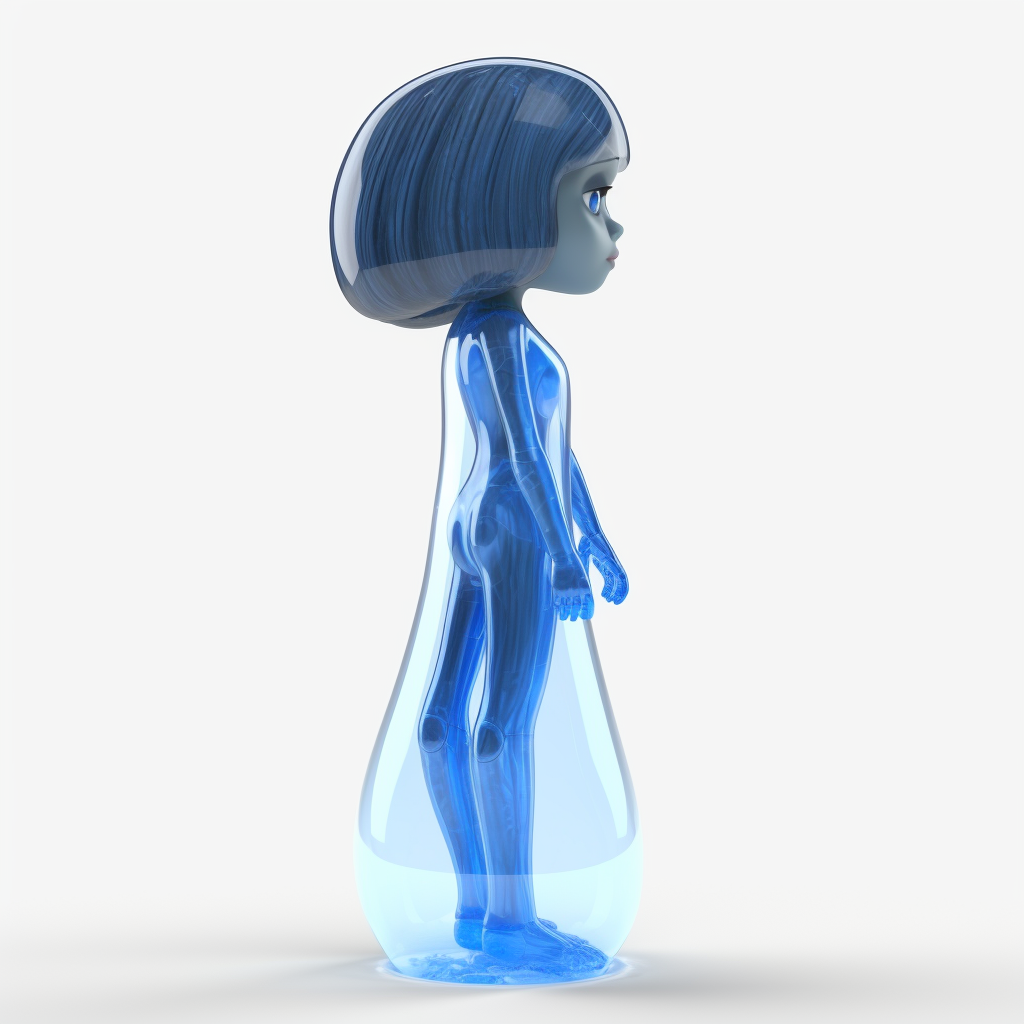 4. Image featuring Cortana in brightly lit 3D Pixar style