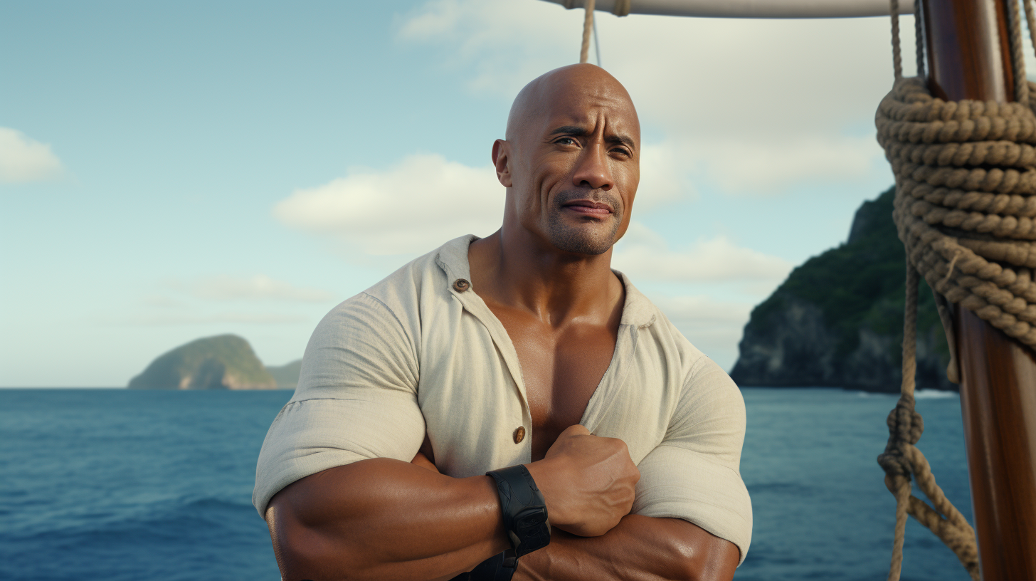 4.  Dwayne Johnson as Popeye the Sailor